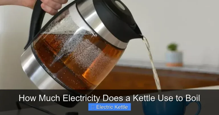 How Much Electricity Does a Kettle Use to Boil