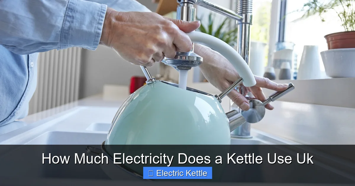 How Much Electricity Does a Kettle Use Uk