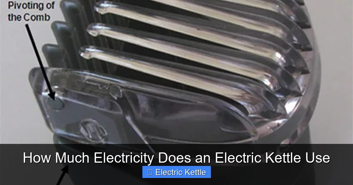 How Much Electricity Does an Electric Kettle Use