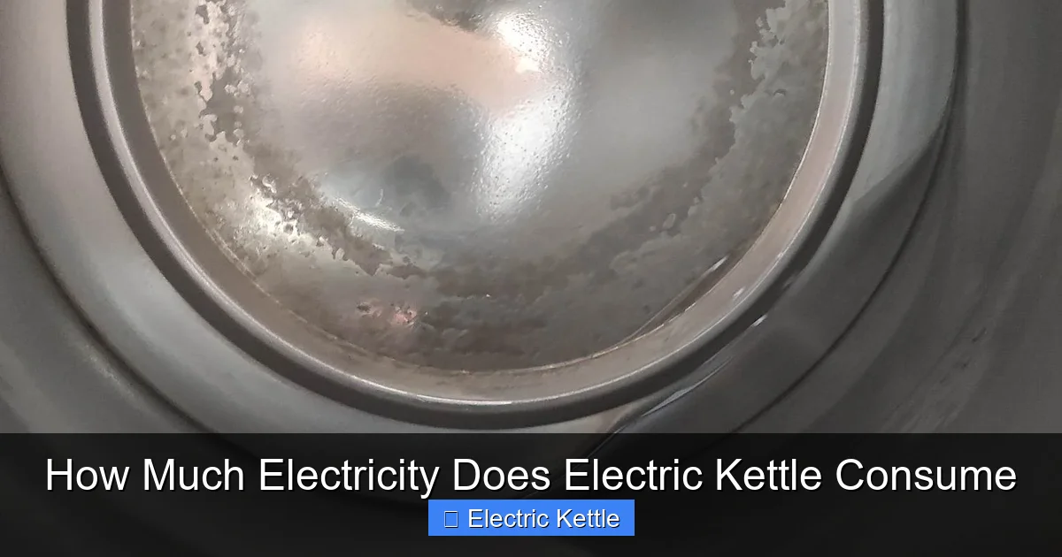How Much Electricity Does Electric Kettle Consume