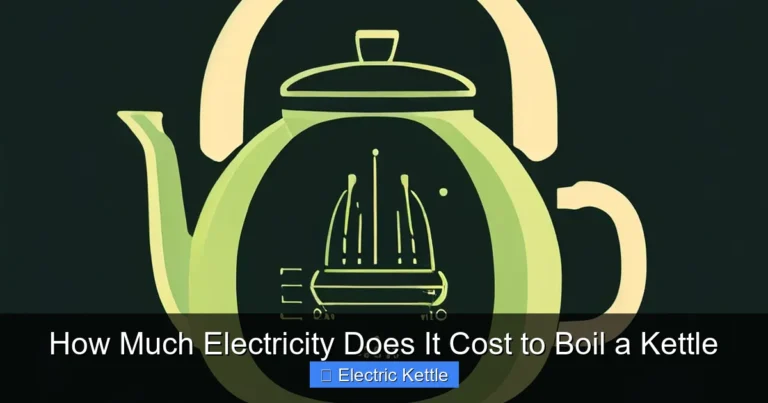 How Much Electricity Does It Cost to Boil a Kettle