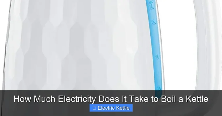 How Much Electricity Does It Take to Boil a Kettle