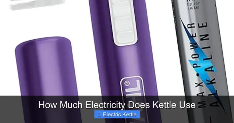 How Much Electricity Does Kettle Use