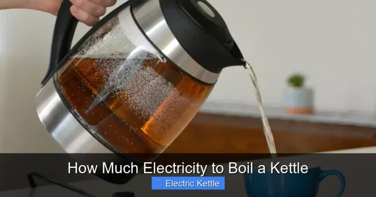 How Much Electricity to Boil a Kettle