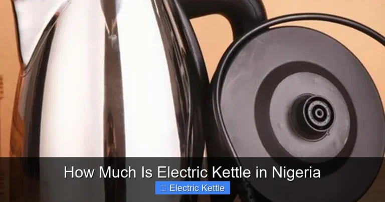 How Much Is Electric Kettle in Nigeria