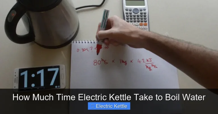 How Much Time Electric Kettle Take to Boil Water