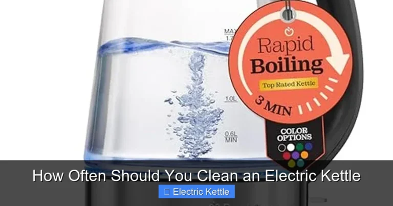 How Often Should You Clean an Electric Kettle