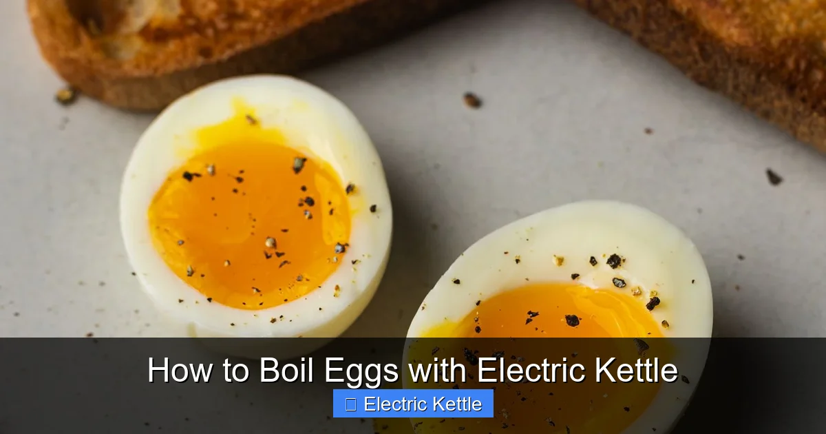 How to Boil Eggs with Electric Kettle