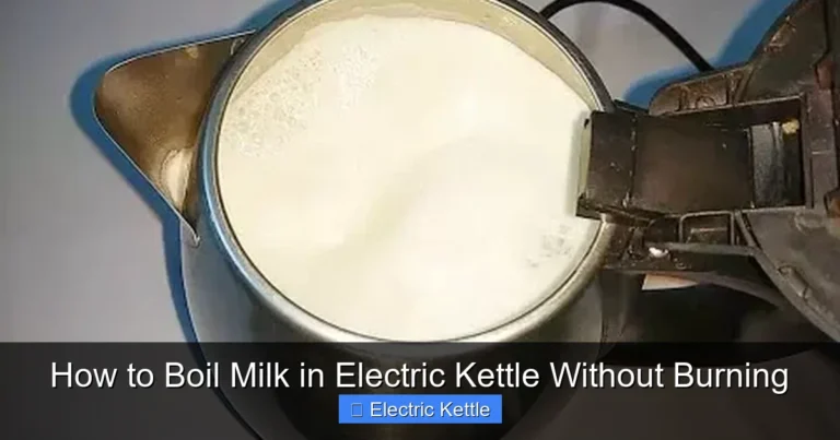 How to Boil Milk in Electric Kettle Without Burning