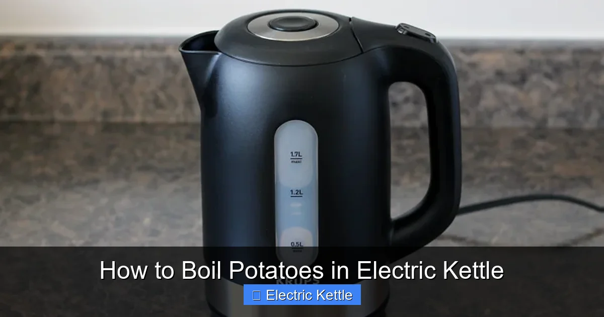 How to Boil Potatoes in Electric Kettle