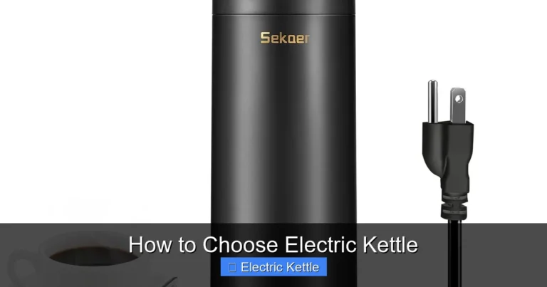 How to Choose Electric Kettle