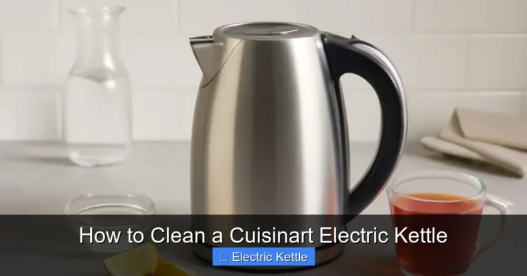 How to Clean a Cuisinart Electric Kettle