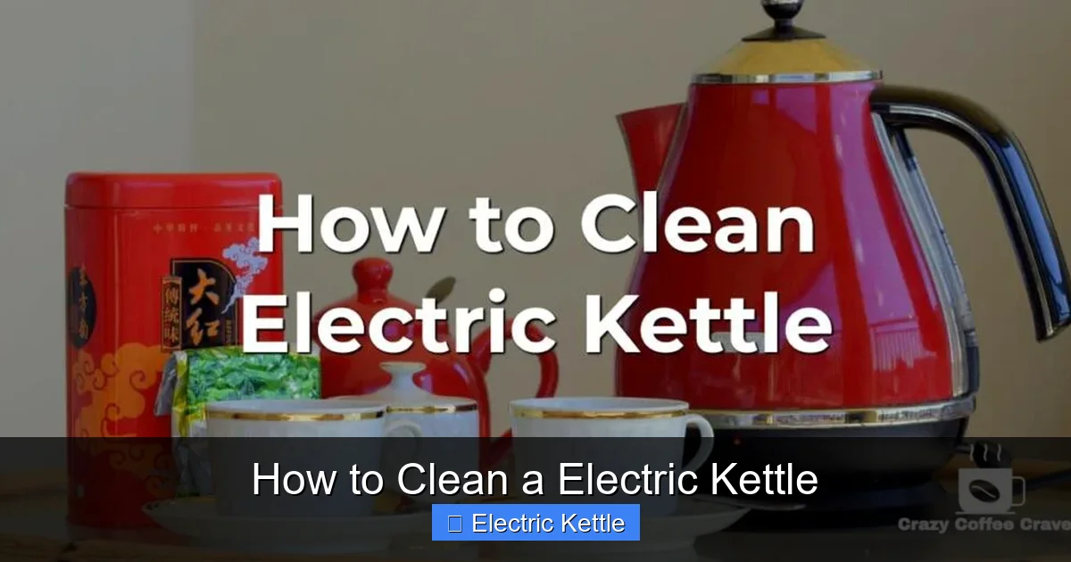 How to Clean a Electric Kettle