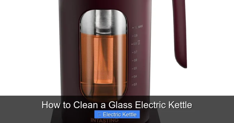 How to Clean a Glass Electric Kettle