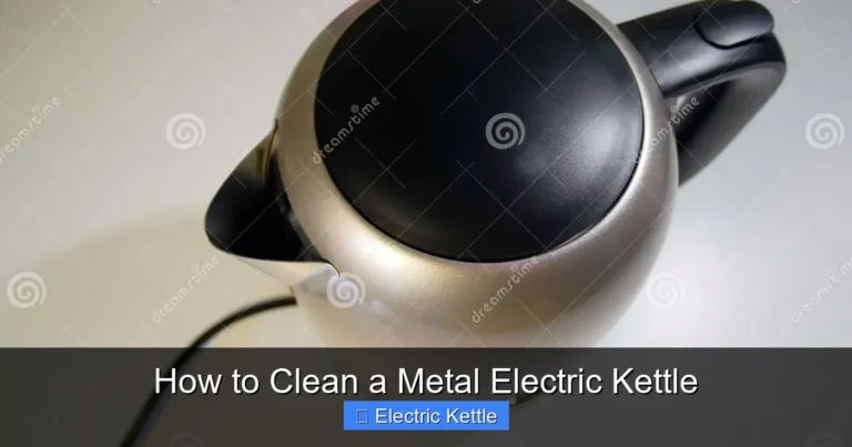 How to Clean a Metal Electric Kettle