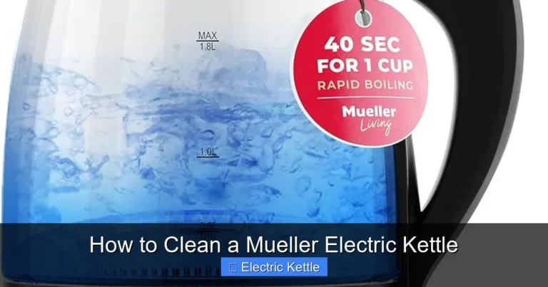 How to Clean a Mueller Electric Kettle