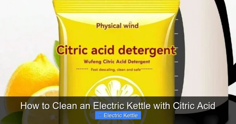 How to Clean an Electric Kettle with Citric Acid
