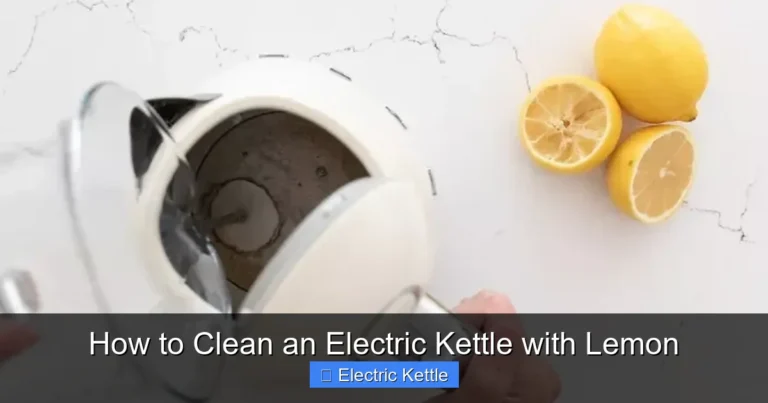 How to Clean an Electric Kettle with Lemon