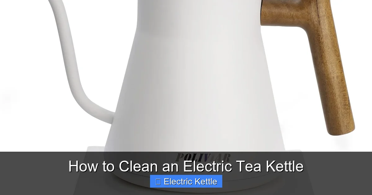 How to Clean an Electric Tea Kettle