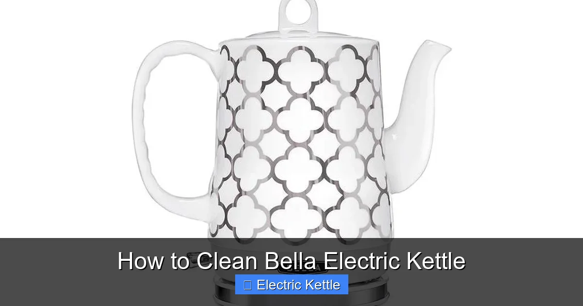 How to Clean Bella Electric Kettle