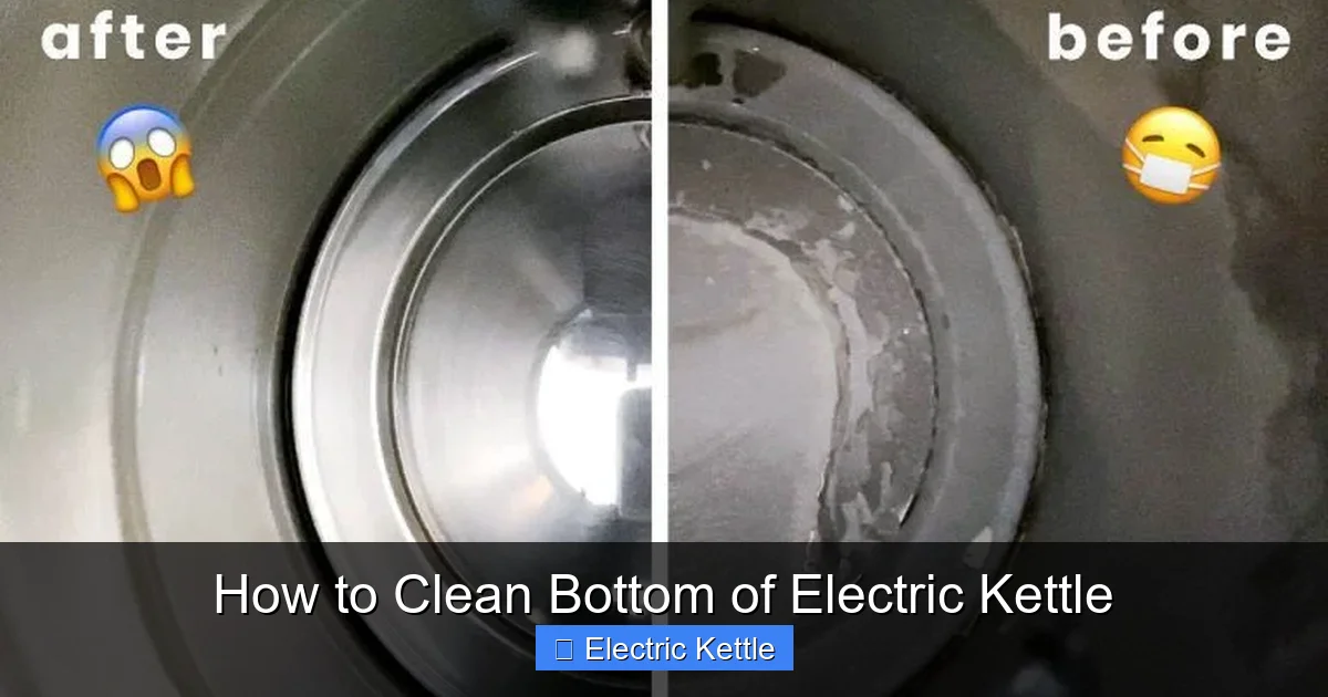 How to Clean Bottom of Electric Kettle