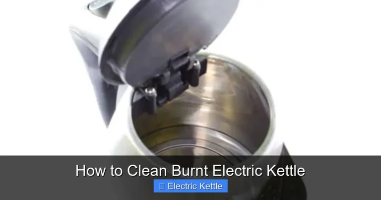 How to Clean Burnt Electric Kettle