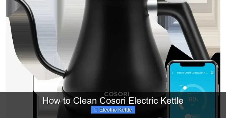 How to Clean Cosori Electric Kettle