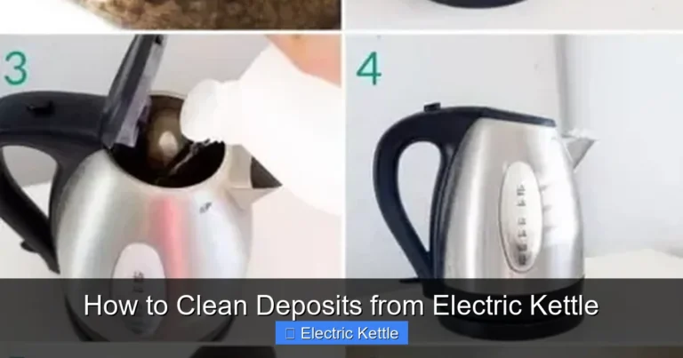 How to Clean Deposits from Electric Kettle