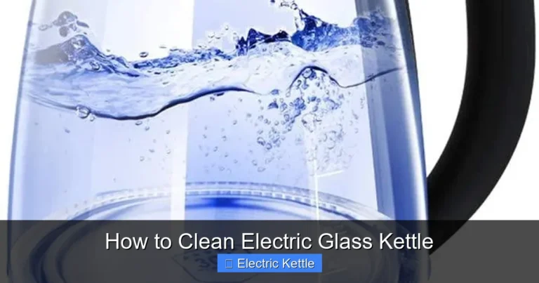 How to Clean Electric Glass Kettle