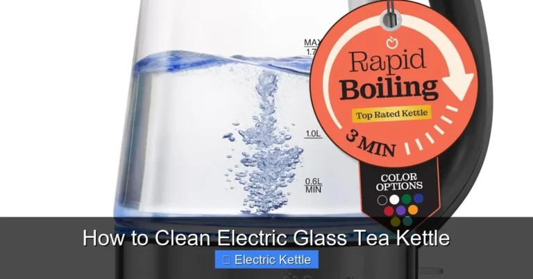 How to Clean Electric Glass Tea Kettle