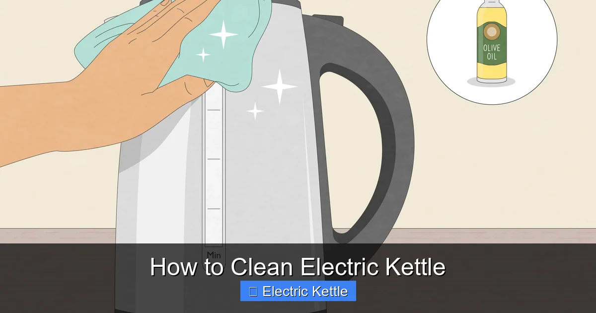 How to Clean Electric Kettle