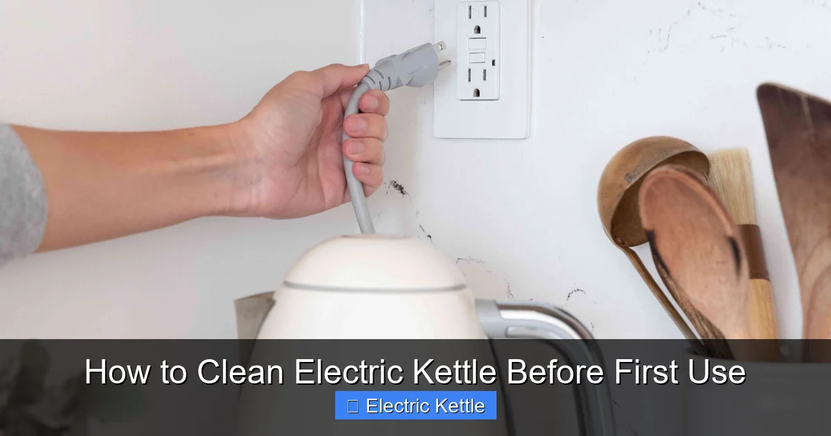 How to Clean Electric Kettle Before First Use