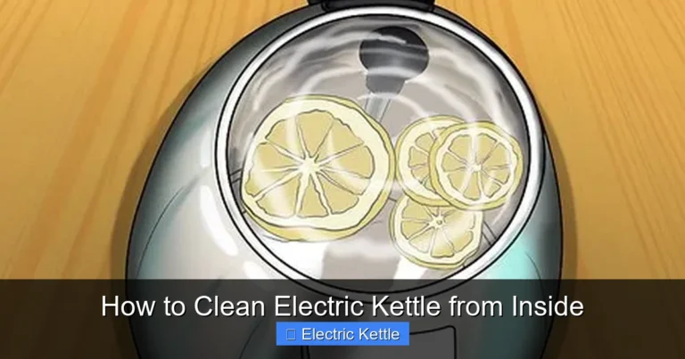 How to Clean Electric Kettle from Inside