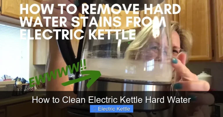 How to Clean Electric Kettle Hard Water