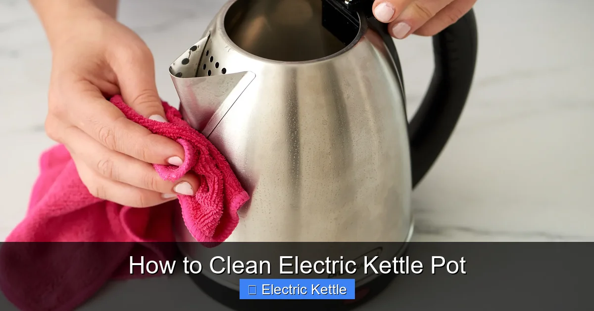 How to Clean Electric Kettle Pot