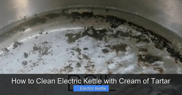How to Clean Electric Kettle with Cream of Tartar