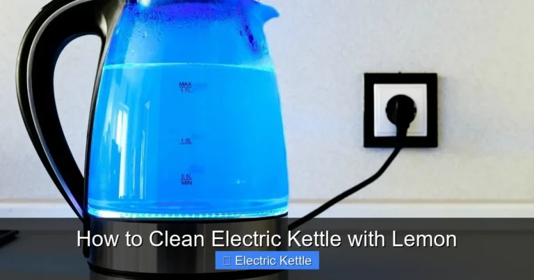 How to Clean Electric Kettle with Lemon