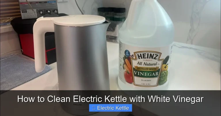 How to Clean Electric Kettle with White Vinegar