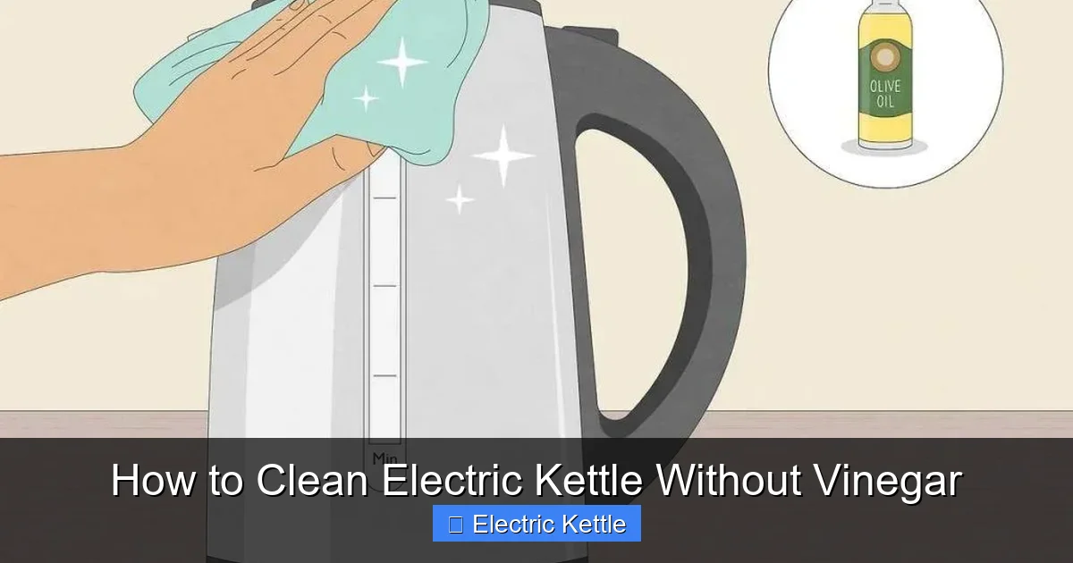 How to Clean Electric Kettle Without Vinegar