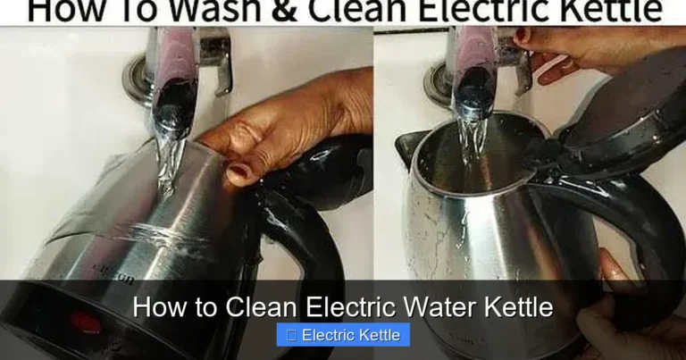 How to Clean Electric Water Kettle