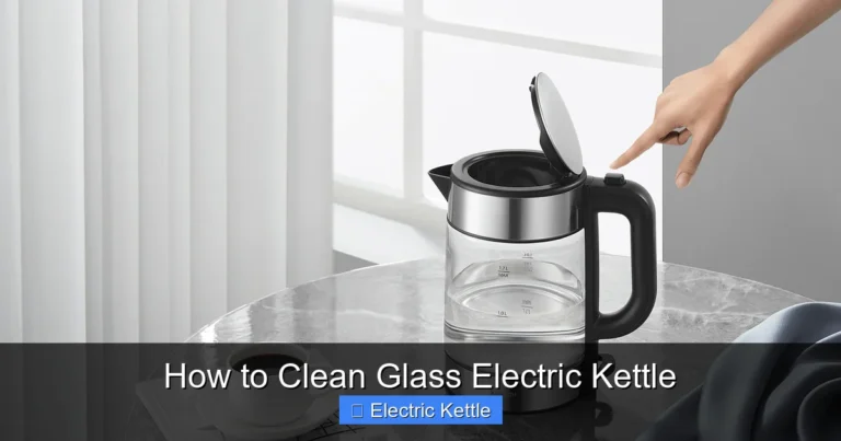 How to Clean Glass Electric Kettle