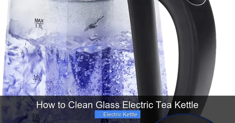 How to Clean Glass Electric Tea Kettle