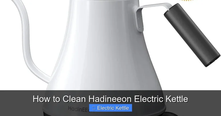 How to Clean Hadineeon Electric Kettle