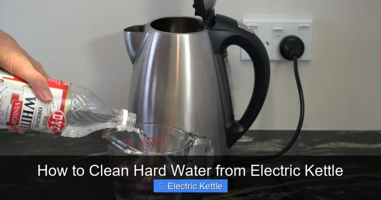 How to Clean Hard Water from Electric Kettle
