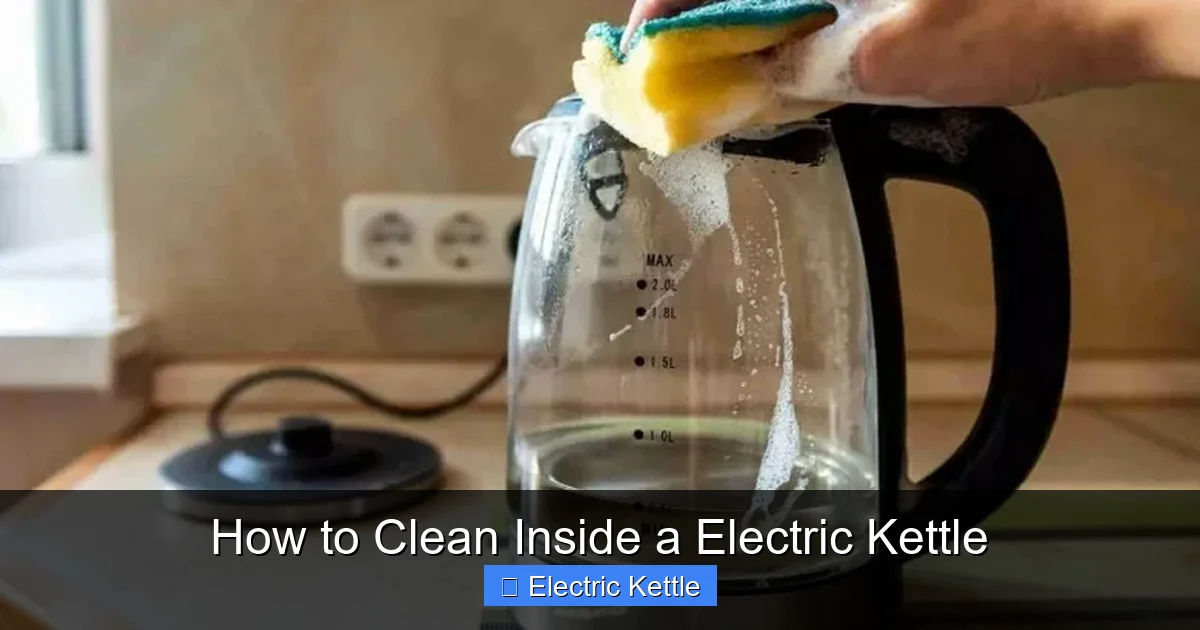 How to Clean Inside a Electric Kettle