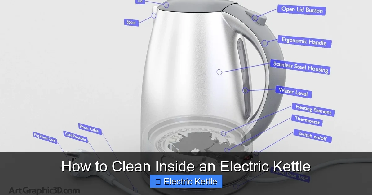 How to Clean Inside an Electric Kettle