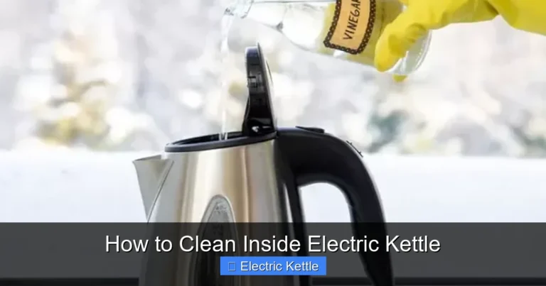 How to Clean Inside Electric Kettle