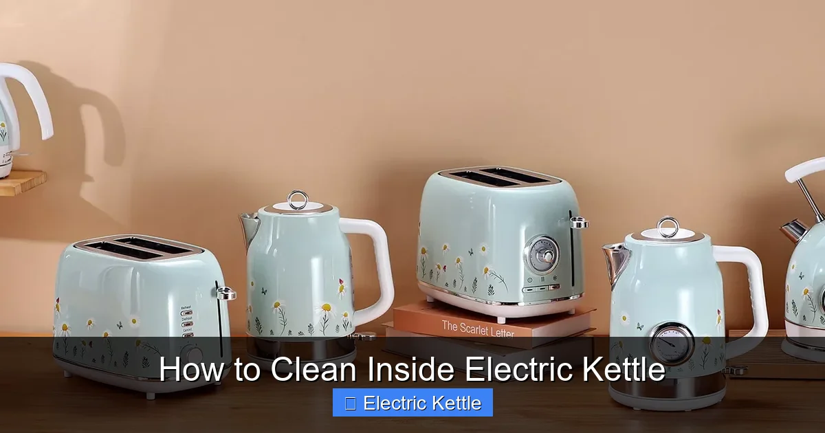 How to Clean Inside Electric Kettle