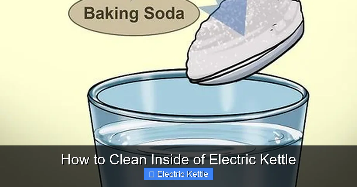 How to Clean Inside of Electric Kettle
