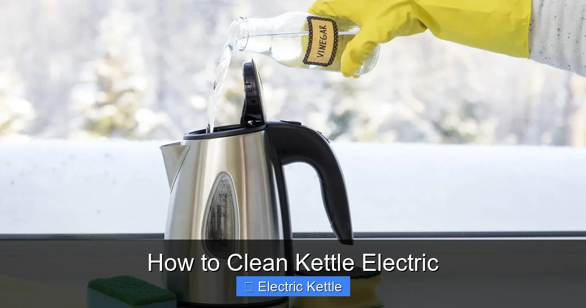 How to Clean Kettle Electric